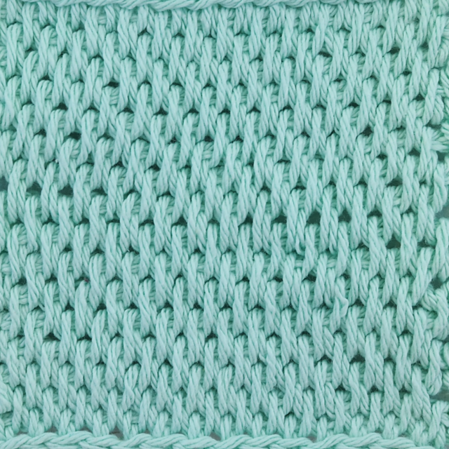Tunisian Full Stitch Afghan Block