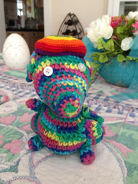 Red Dragon Amigurumi