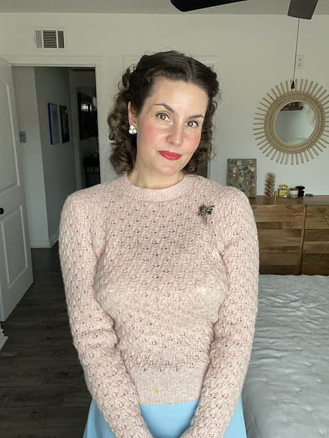 Lace-Stitch Jumper
