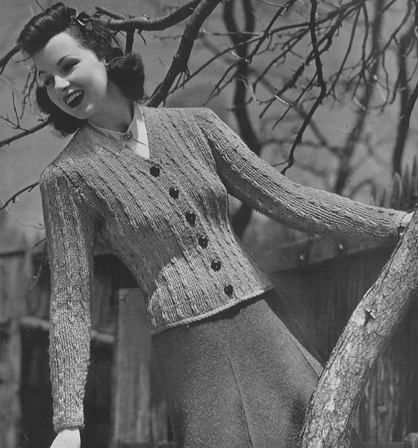 Mile-A-Minute Cardigan, No. 2836
