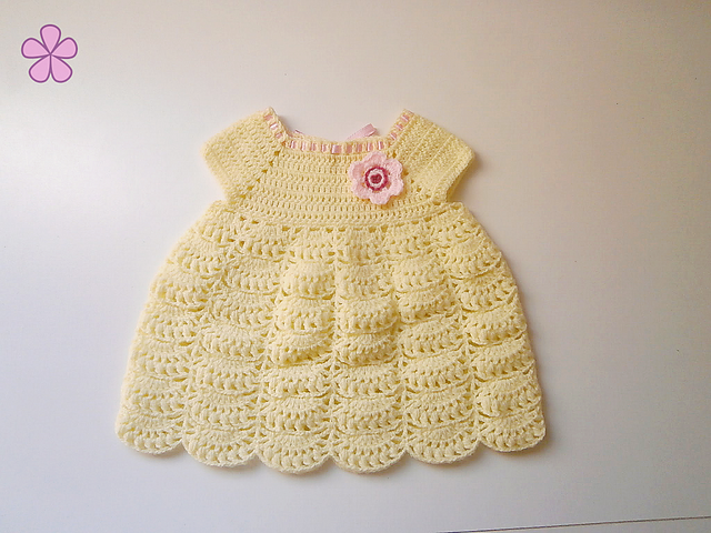 WAVES baby dress _ C40