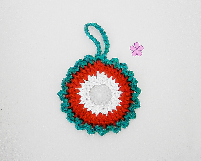Mini wreath Christmas tree ornament _ M10