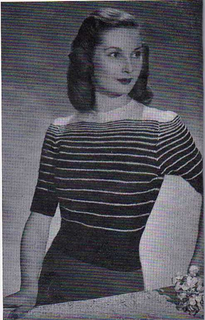 Navy and White Stripes for the Seaside