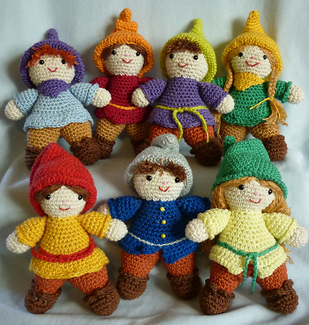 Seven Dwarfs Amigurumi