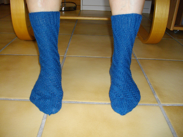 Adult Knitted Spiral Socks