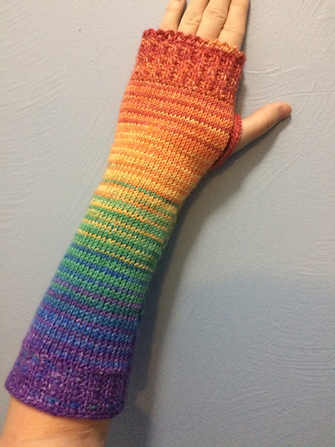 Tunisian Arm Warmers