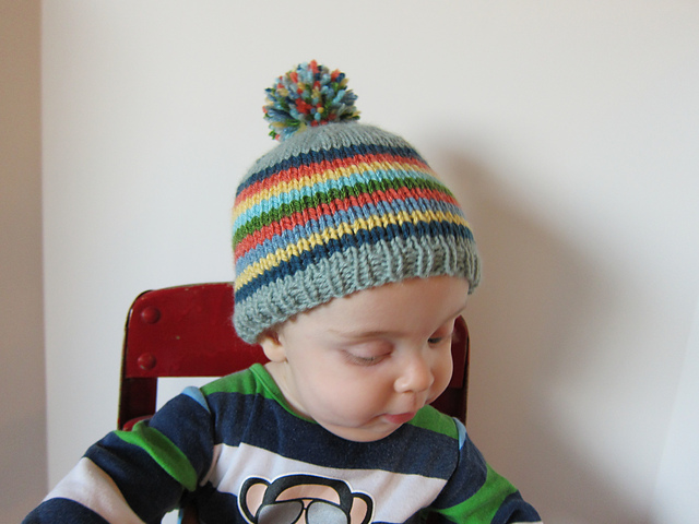 Striped Baby Hat