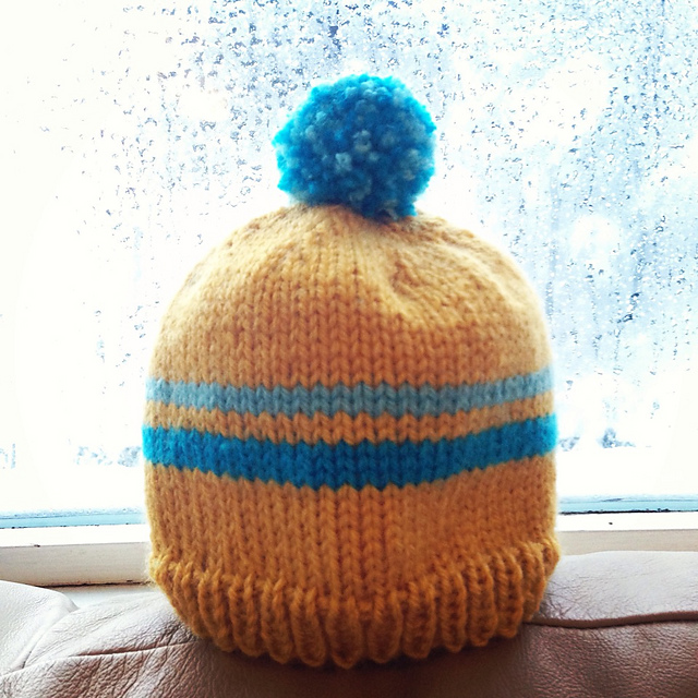 Retro Baby Ski Hat