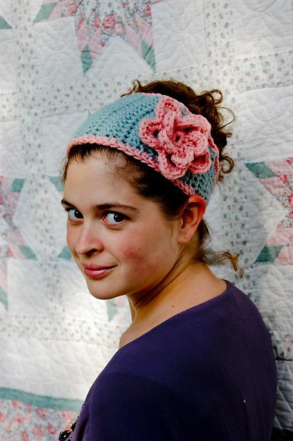 Tapered Flower Headband