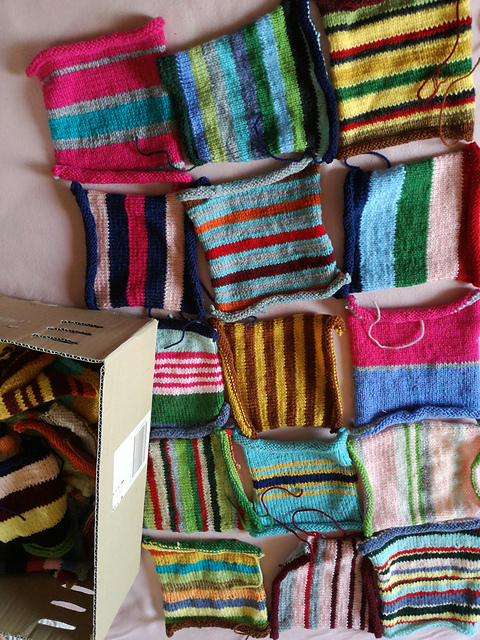 Fiesta Squares Afghan