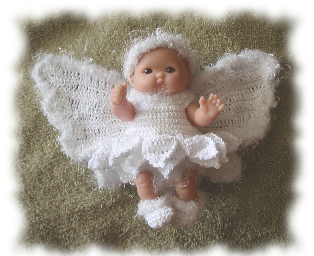 Snow Fairy Princess Costume for 5 Inch Berenguer