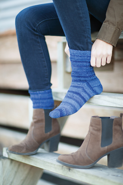 Lina Toe-Up Socks