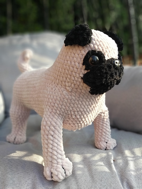 Ravelry: Pug dog pattern by Nataliia Gertsyk