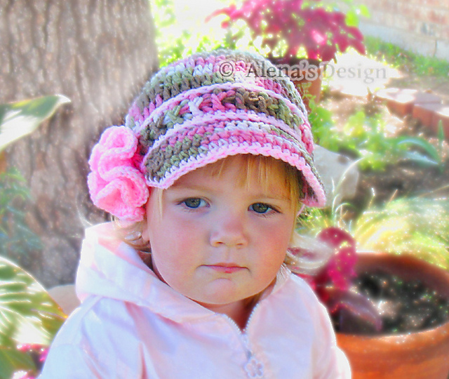 Ravelry Era Visor Hat pattern by Alena Byers