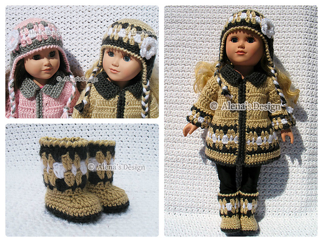 Doll Winter Set
