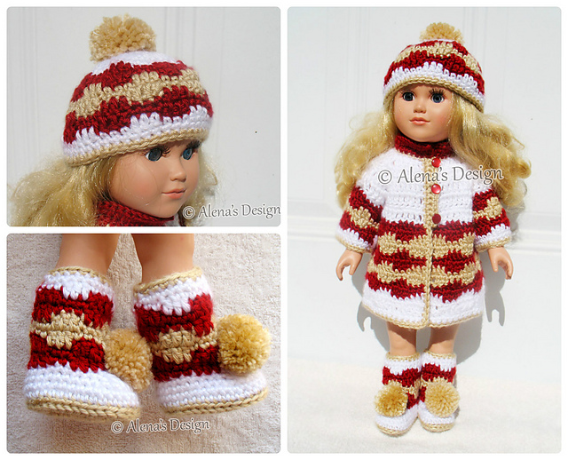 Colored Waves Doll Set