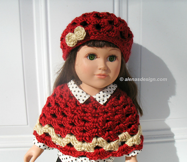 Lace Hat and Poncho