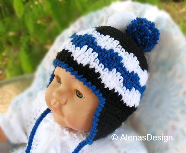 Pom-Pom Ear-flap Hat