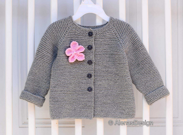 Baby Cardigan with Embellishments - 2