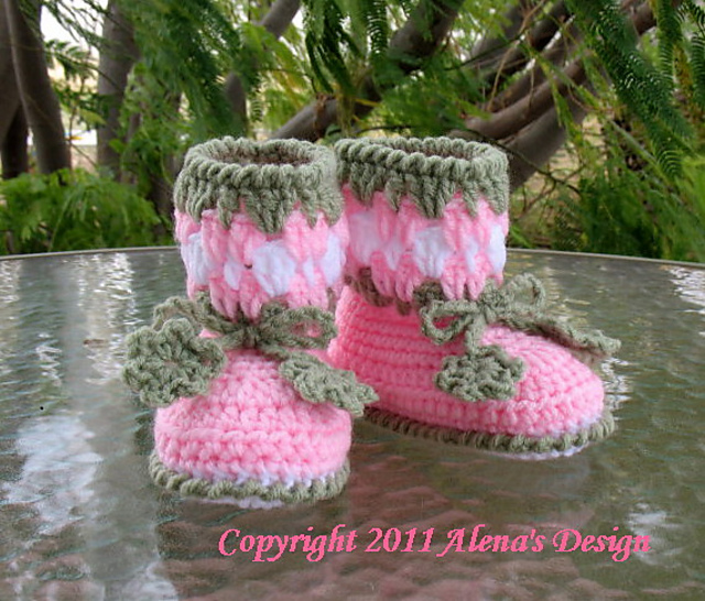 Blossom Toddler Booties