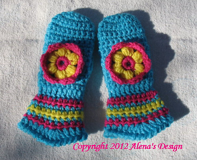 Childrens Mittens "Alicia"