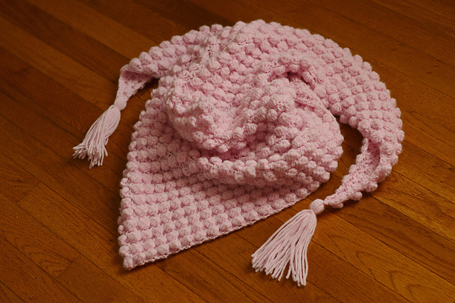 Lovely Bobble Shawl