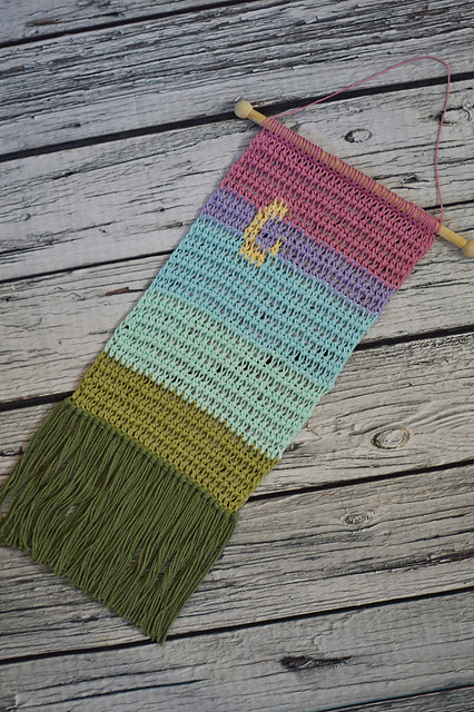 Rainbow Moon Wall Hanging