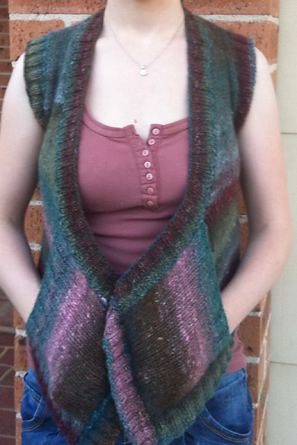 Design 01 - Waistcoat with Waterfall Front