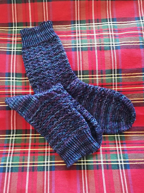 Embroidered effect socks
