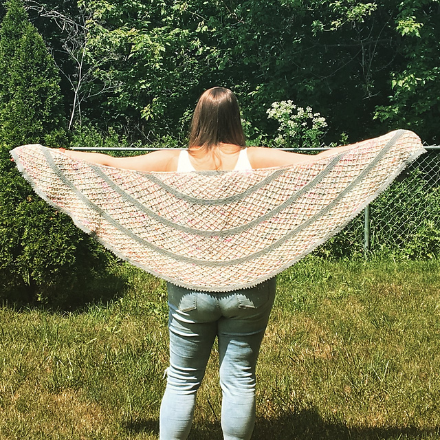 Rising Sun Shawl