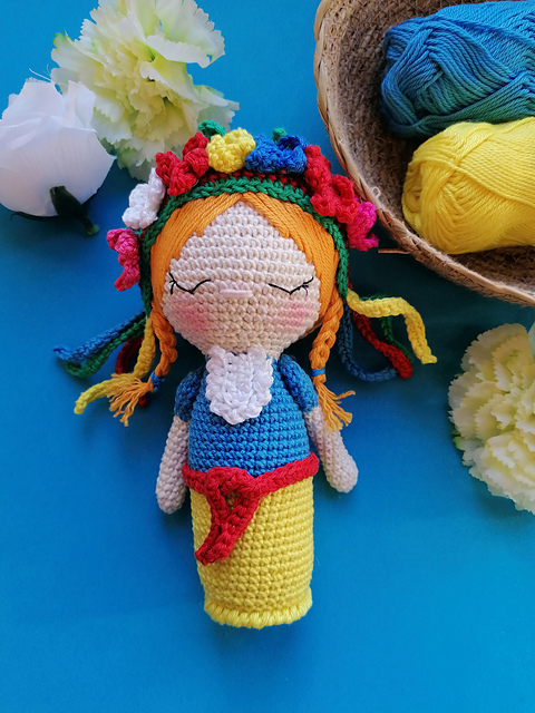 Slava, the Ukrainian little girl