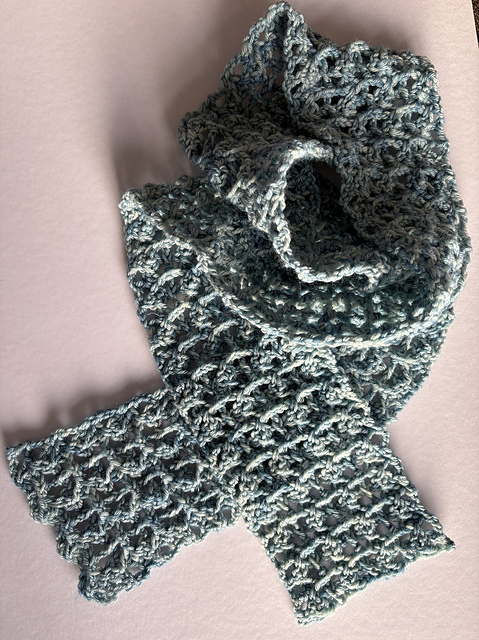 Crossed Trellis Scarf