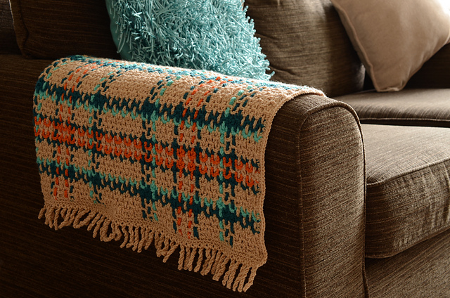 A Twist on Tartan Blanket