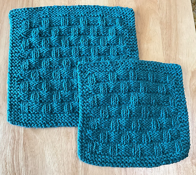 Basketweave Washcloth