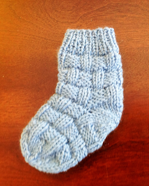 Basketweave Booties