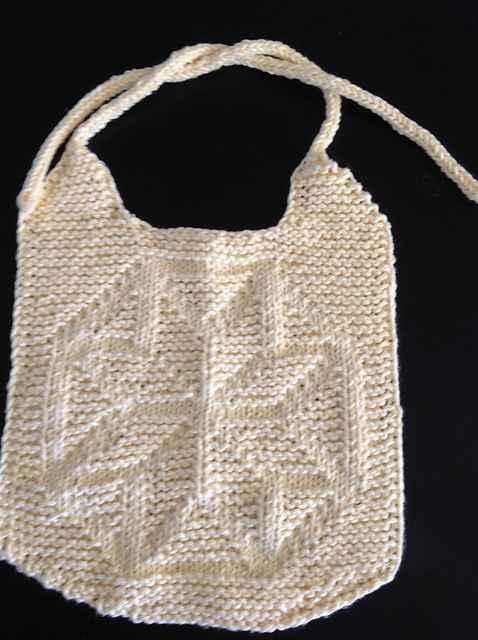 Star Texture Baby Bib and Washcloth
