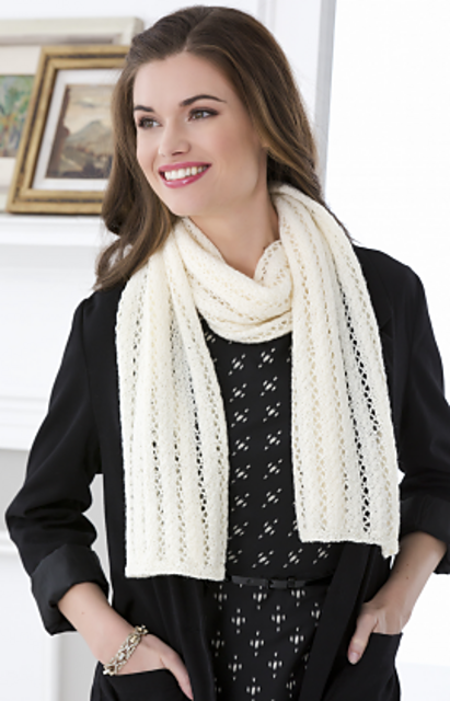 Lacy Stripes Shawl