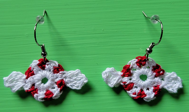 Peppermint Candy Earrings