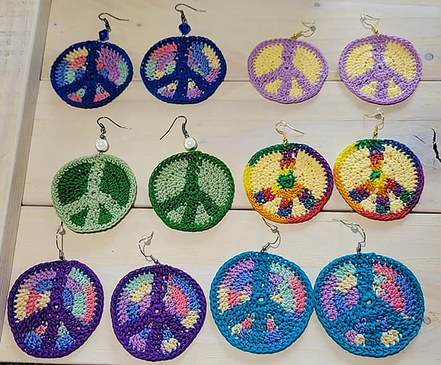 Peace Sign Earrings