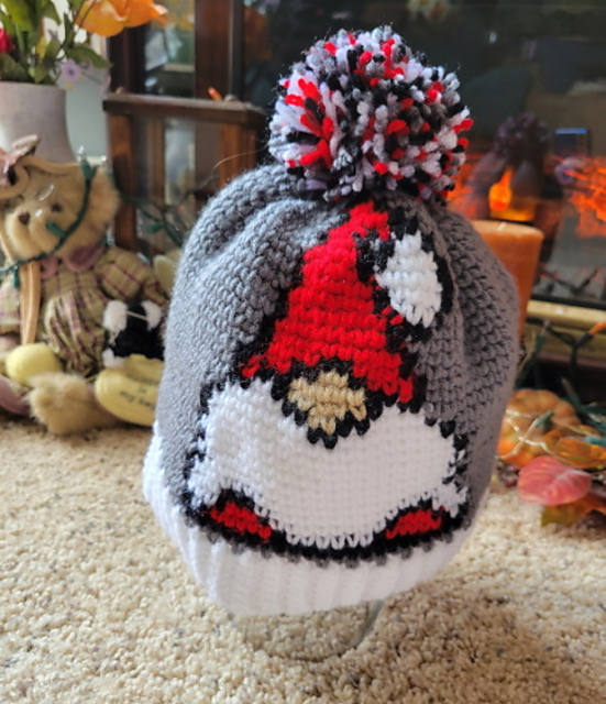 Waistcoat Stitch Gnome Hat
