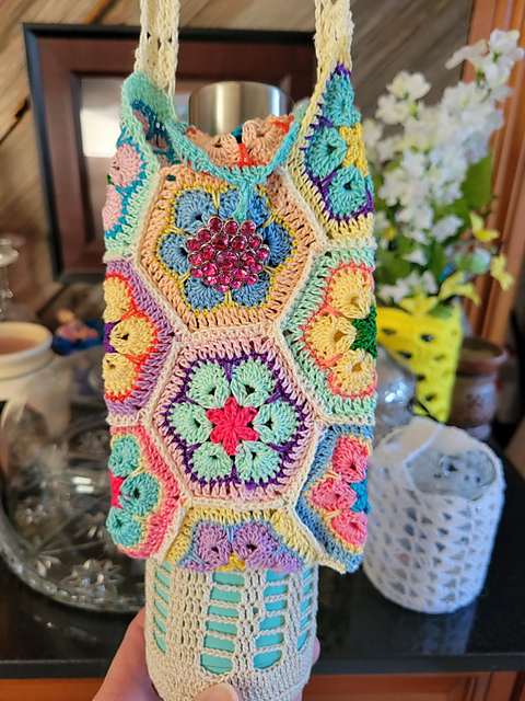 Cell Phone Purse with Bottle Holder