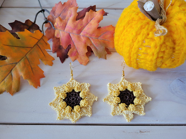 Sunflower Earrings