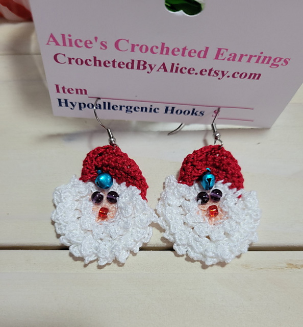 Santa Clause Earrings