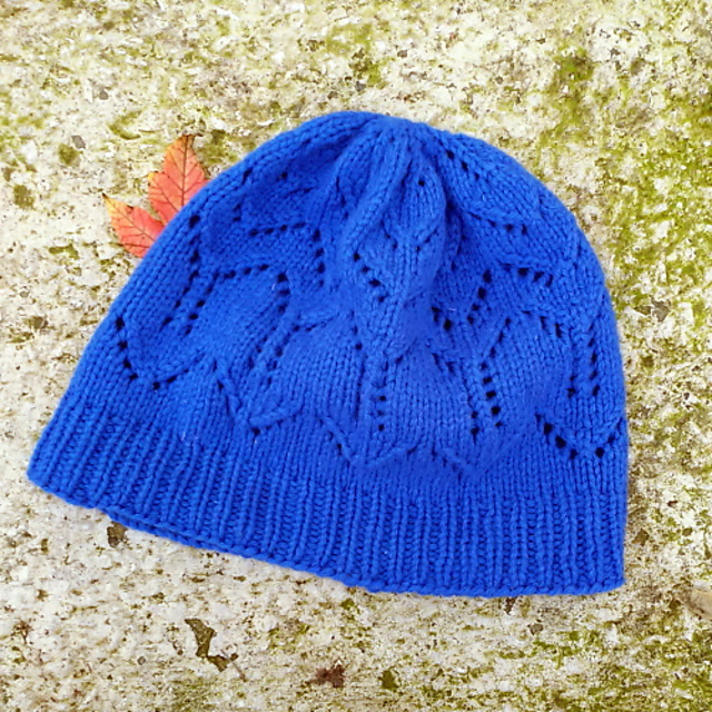 Leafy Chevron Hat