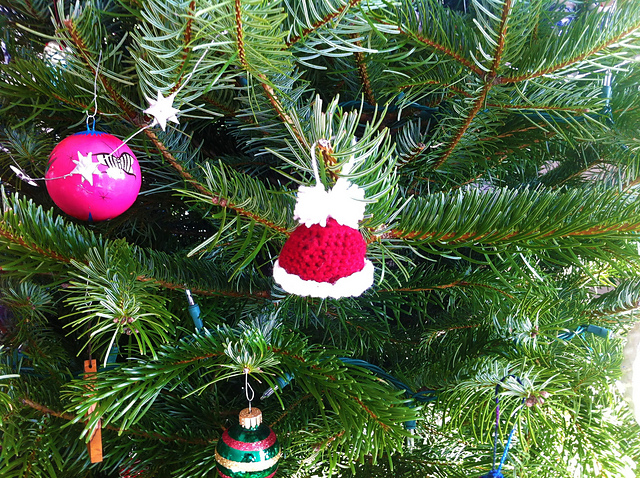 Santa Hat Christmas Ornament
