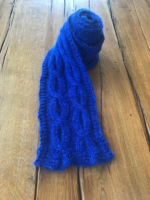 Blue Waves Scarf