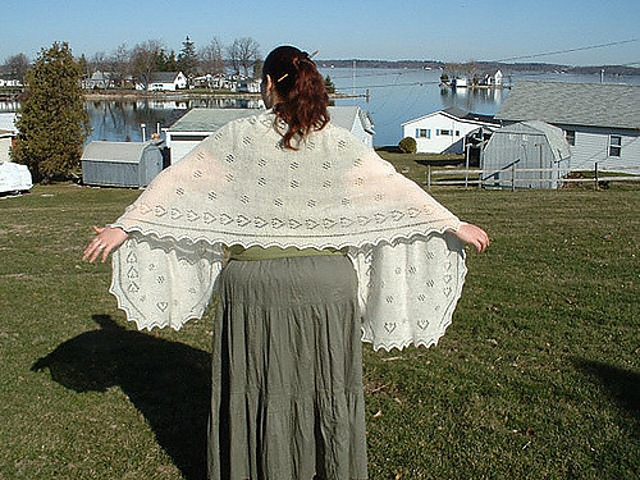 Wedding Veil Shawl