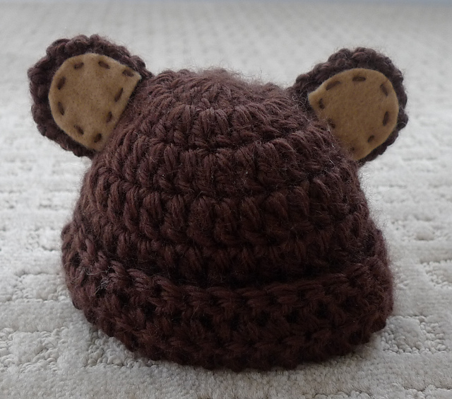 Newborn Teddy Hat