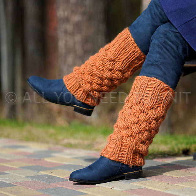 Chunky Wool Leg warmers