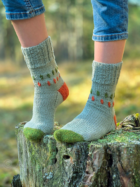 Knitted Socks "Understory"